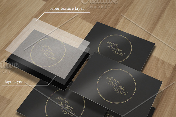 Business card mockup. Mini pack. in Product Mockups - product preview 1