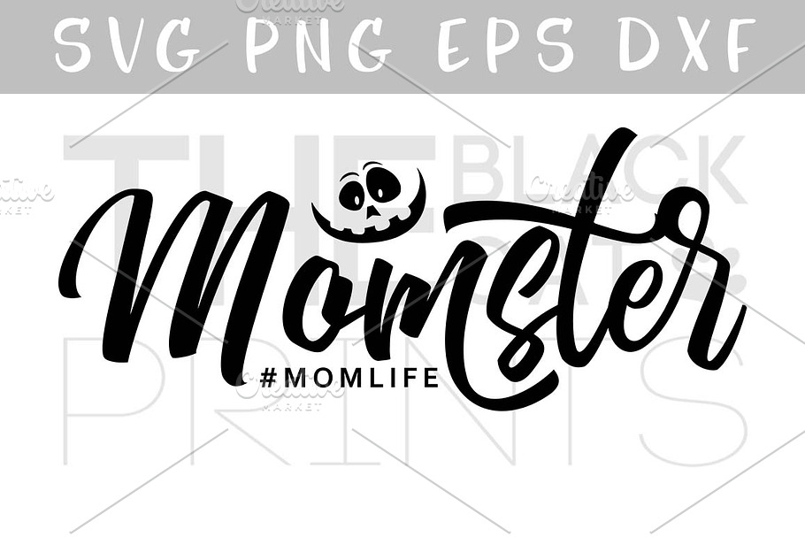 Momster SVG DXF PNG EPS