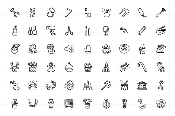 2100 Hand drawn vector icons in Hand Drawn Icons - product preview 4