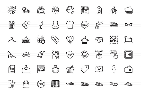 2100 Hand drawn vector icons in Hand Drawn Icons - product preview 26