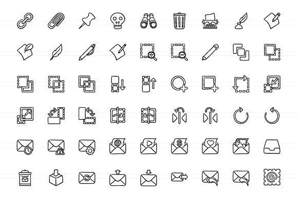 2100 Hand drawn vector icons in Hand Drawn Icons - product preview 34