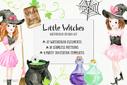 Little Witches Design Kit Watercolor