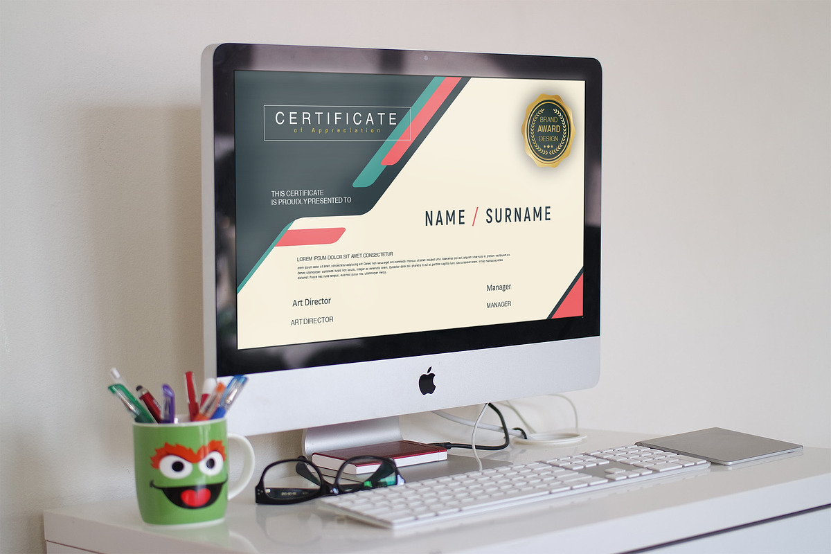 Certificate & Recognition Pack in PowerPoint Templates - product preview 8