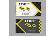 Taxi card for taxi-drivers. Taxi service. Vector business card template. Company, brand, branding, identity, logotype. Business card template with texture.