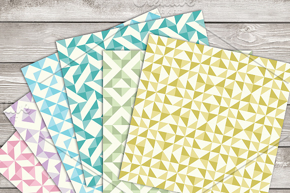 PATCHWORK digital paper pack in Patterns - product preview 1