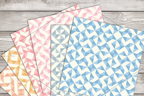 PATCHWORK digital paper pack in Patterns - product preview 2
