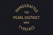 Pearl District - Hand Drawn Font
