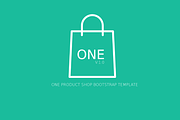One - 1 Product Shop Template