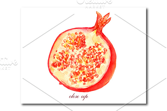 Watercolor Fruit Clipart Set 2 in Illustrations - product preview 1