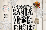Dear Santa The Dog Did it Cut File