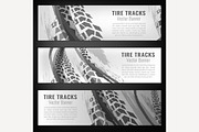 Tire  Track Banners