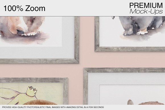 Kids Room Frames & Wall Mockup in Print Mockups - product preview 7