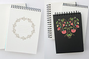 Pack of floral ornaments and pattern