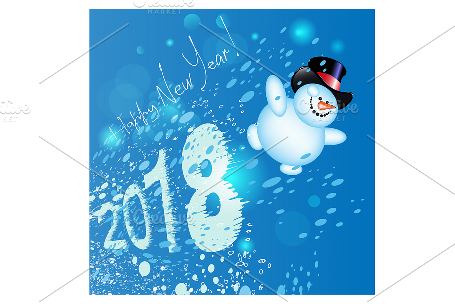 2018 Happy New Year in Illustrations - product preview 8