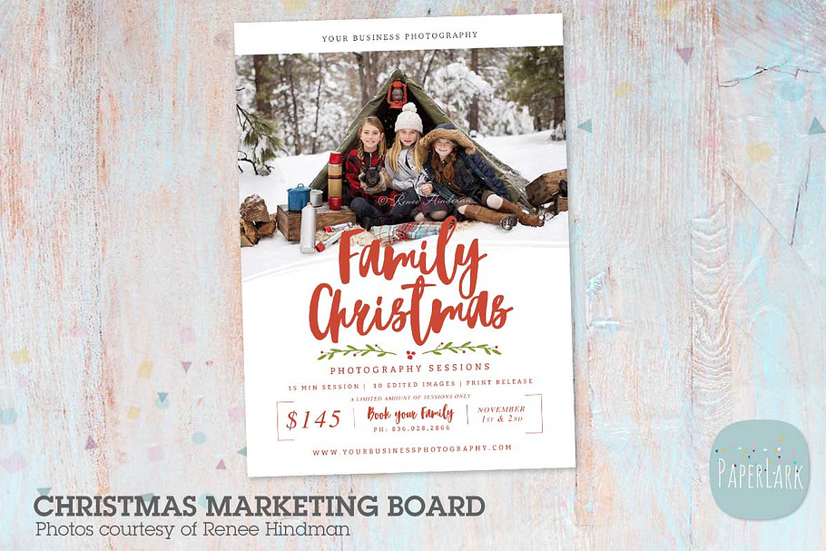 IC052 Christmas Marketing Board in Flyer Templates - product preview 8