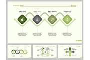 Four Business Process Slide Template Set