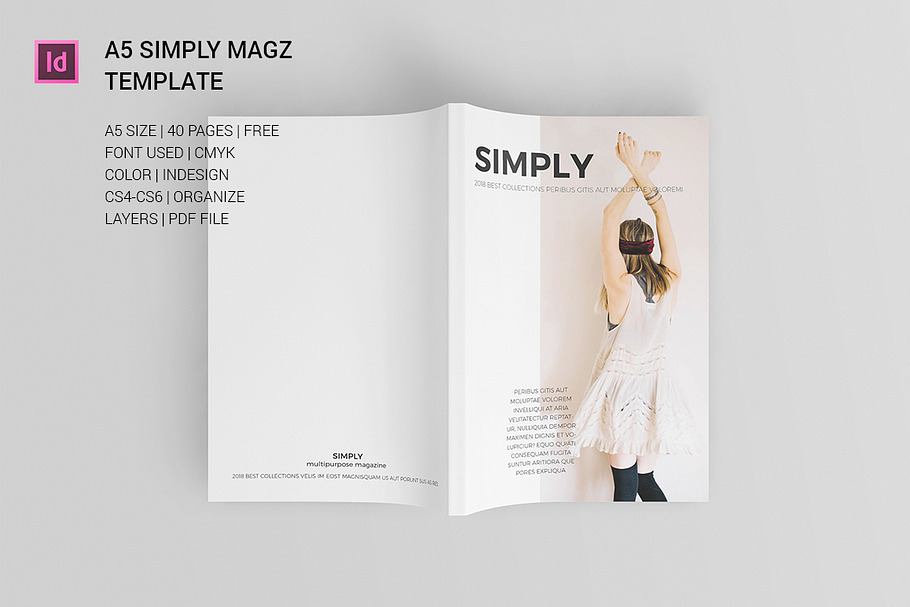 A5 Simply Magz in Magazine Templates - product preview 8