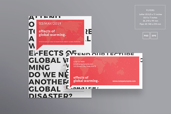 Flyers | Global Warming in Flyer Templates - product preview 1