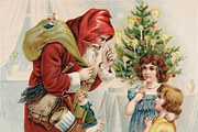 Santa speaking to Children