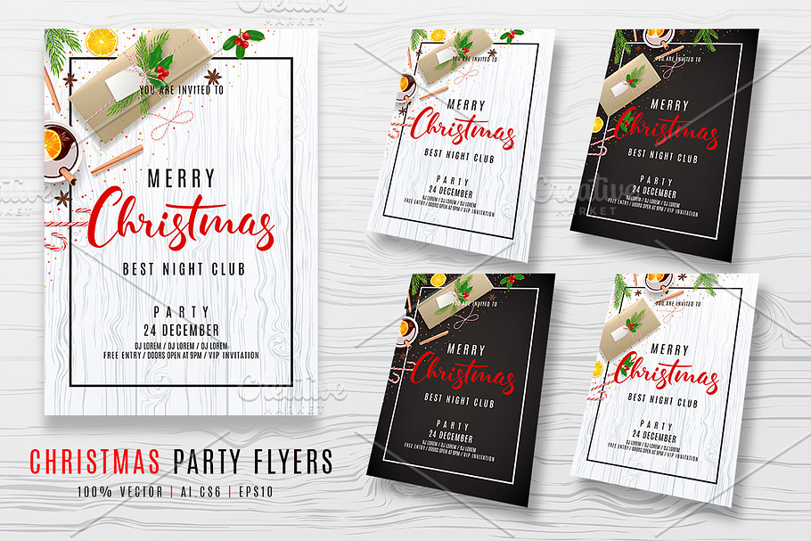 Christmas Party Invitation Flyers in Flyer Templates - product preview 8