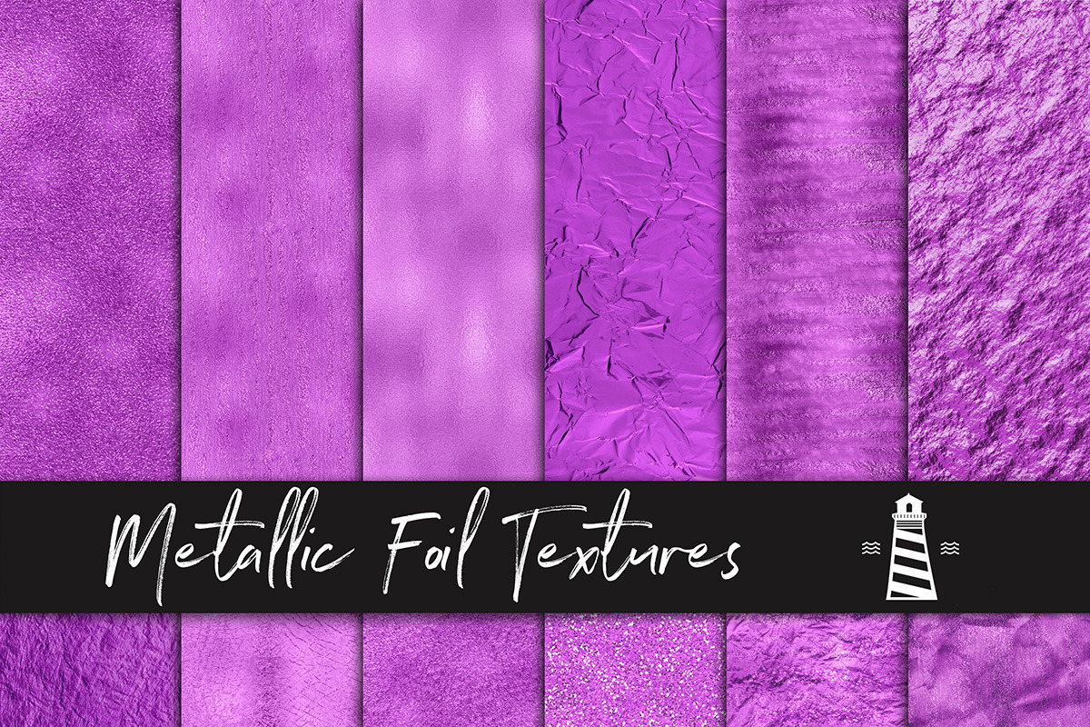 Purple Metallic Backgrounds in Graphics - product preview 8
