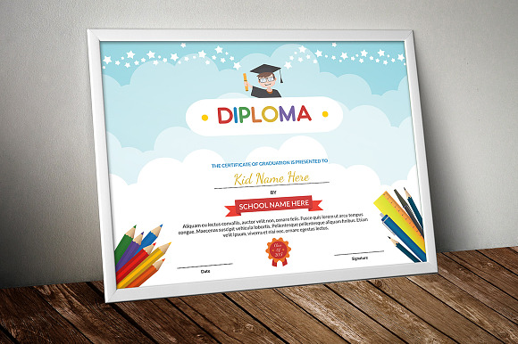 Certificate Design Template in Stationery Templates - product preview 1