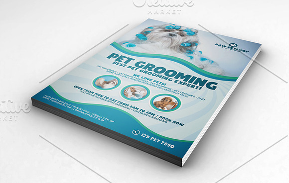 Pet Grooming Services in Flyer Templates - product preview 2