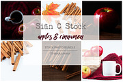 Apples & Cinnamon Stock Photo Bundle