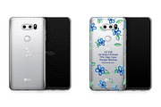 LG V30 UV TPU Clear Mobile Case