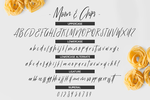 Moon & Chips in Script Fonts - product preview 5