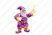 Thumbs up Wizard with Wand