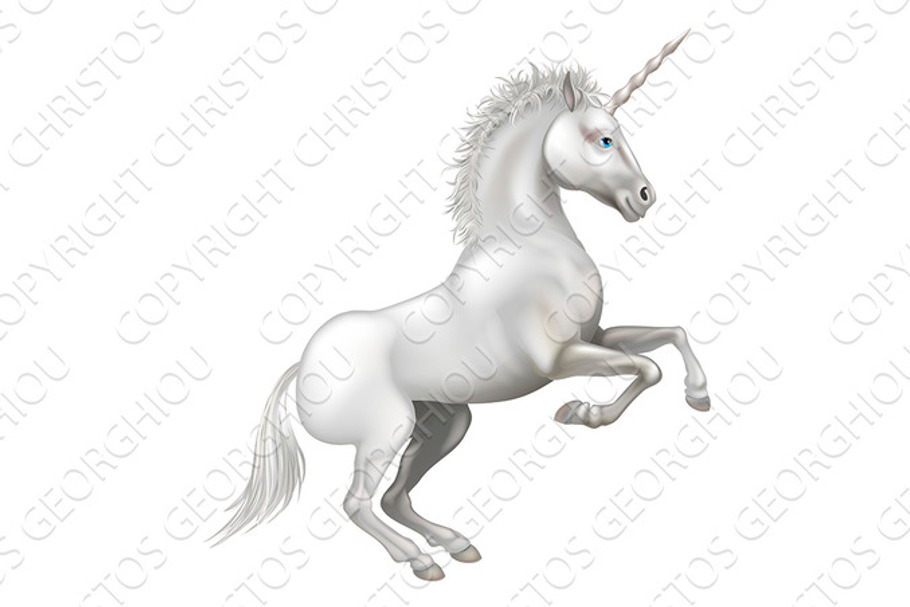 Cartoon Unicorn in Illustrations - product preview 8