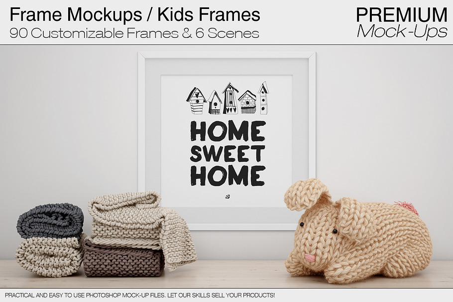 Frames Mockup - Kids Frames Pack