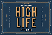 High Life Typeface