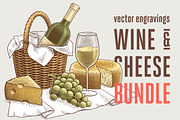 Wine and cheese bundle