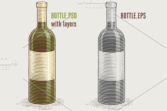 Wine and cheese bundle in Illustrations - product preview 5