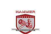 Hammer Gym Fitness Club Logo