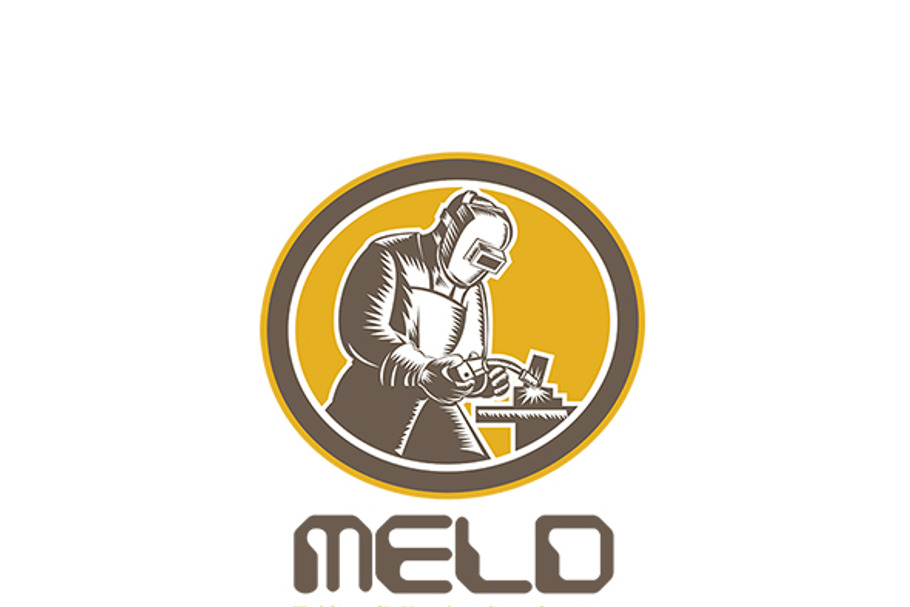 Meld Welding and Metalworks Logo in Logo Templates - product preview 8