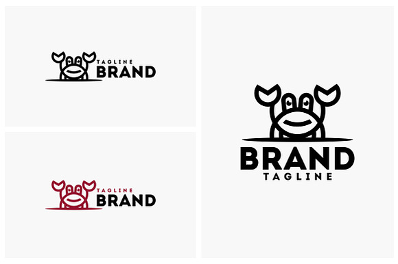 Crab Logo Template in Logo Templates - product preview 1