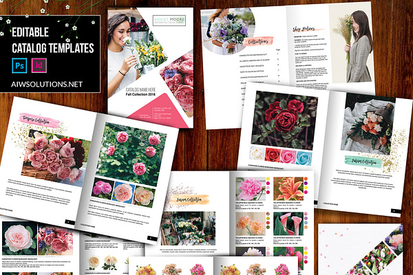 wholesale flower catalog template