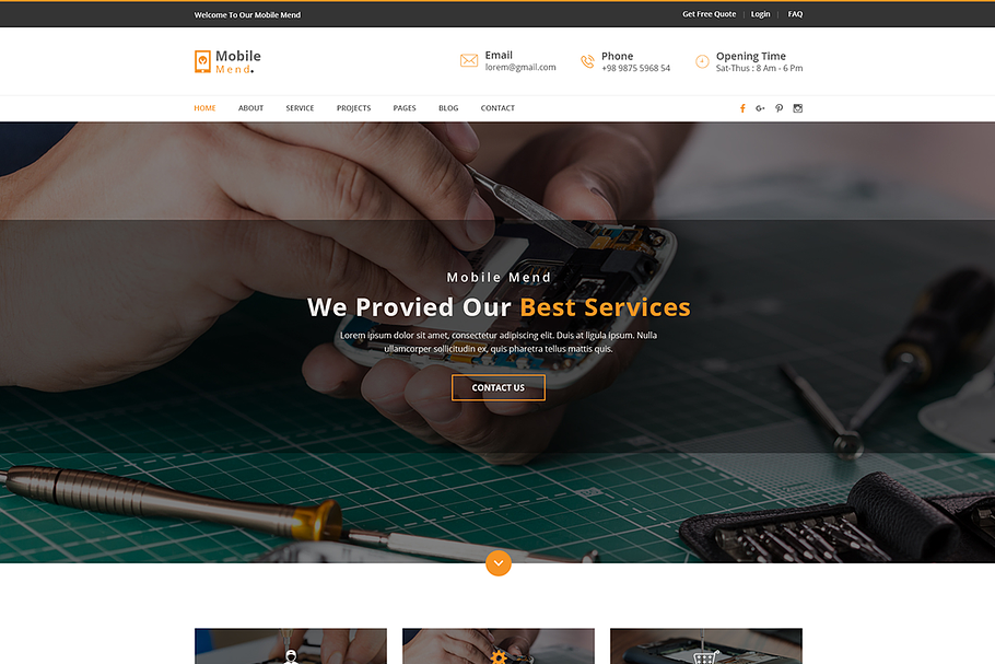 Mobile - Mend Mobile Repair Template in HTML/CSS Themes - product preview 8