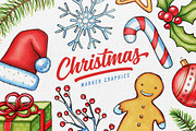 Christmas Marker Graphics Set