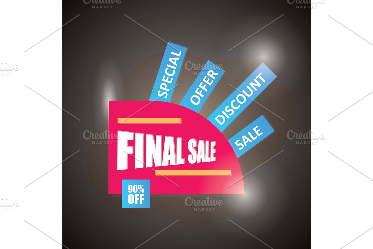 Sale banner. Vector Background Banner in Illustrations - product preview 8