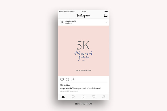 Sophie Social Media Templates in Instagram Templates - product preview 3