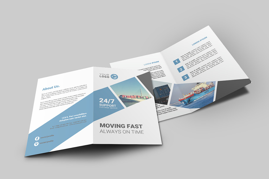 Logistic Bi-Fold Brochure