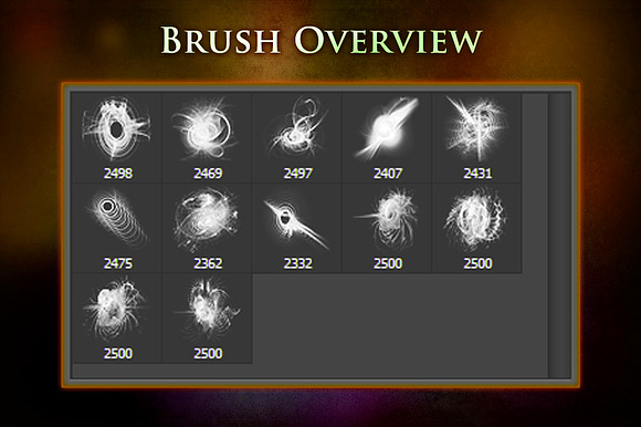 12 Fractal Impulse Brushes in Add-Ons - product preview 1