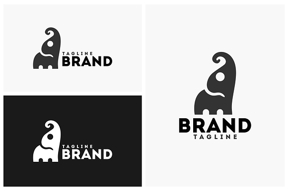 Elephant Logo Template in Logo Templates - product preview 1
