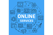 Linear illustration online services