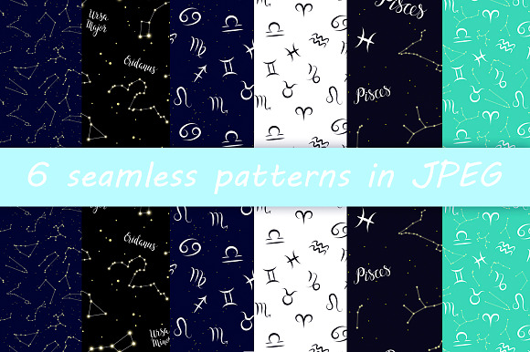 PISCES & Watercolor Galaxy in Illustrations - product preview 5