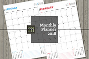 Monthly Planner 2018 (MP018-18)
